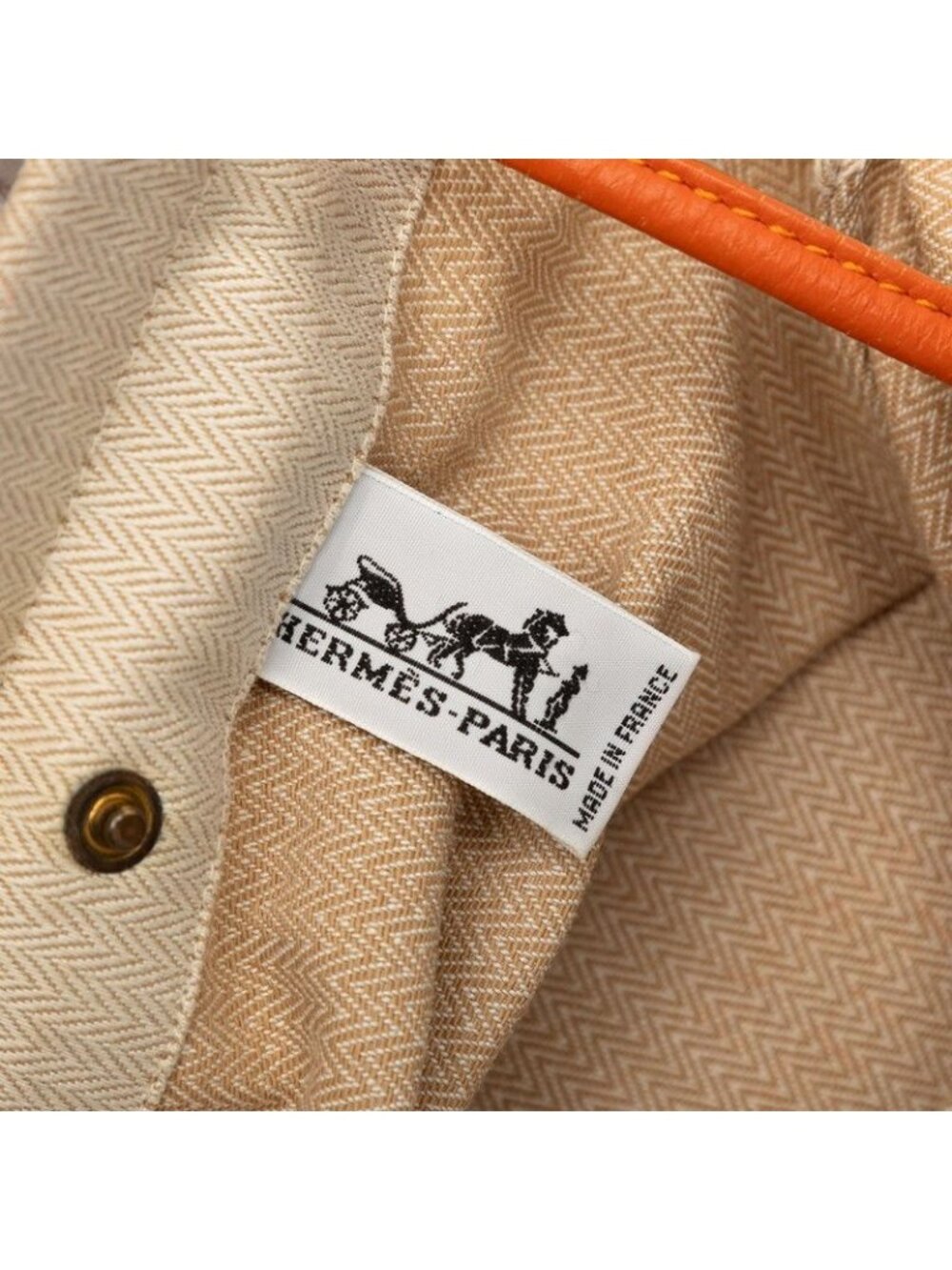 Hermes Aline PM Shoulder Bag Beige Orange Toilet Blanc Leather - Picture 6 of 6